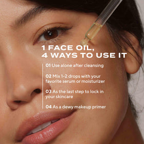 Murad Lightweight formula graphic communicates fast absorption and non-greasy finish.