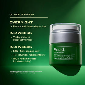Murad Retinal ReSculpt encapsulated retinal highlight demonstrating deep vitamin A delivery.