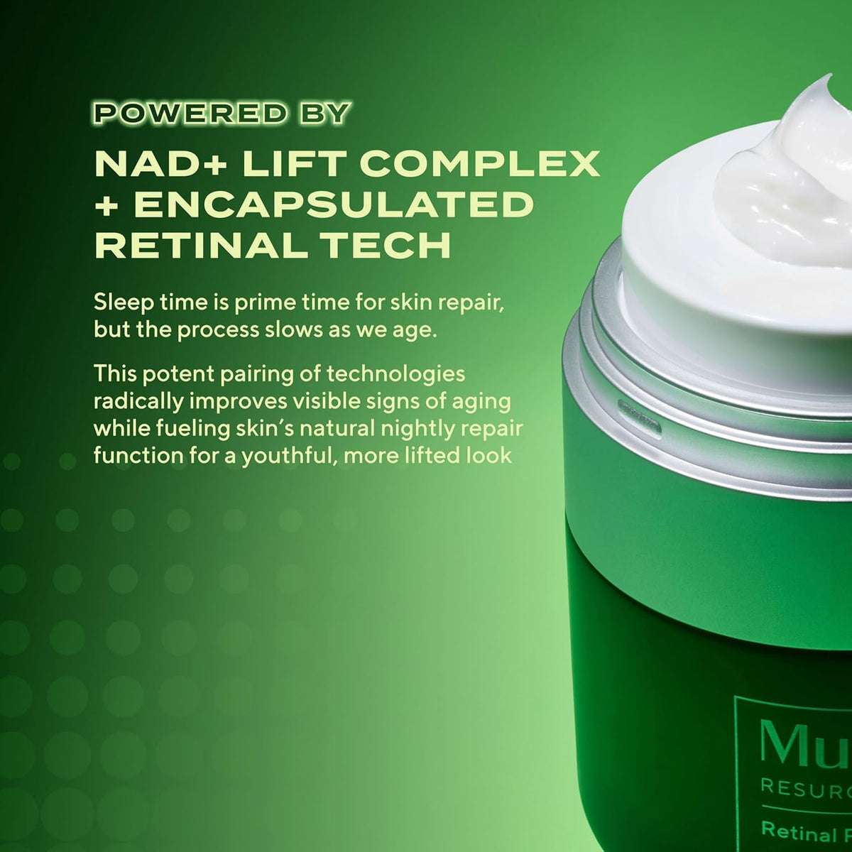 Murad Retinal ReSculpt hydration illustration showing lipid-rich moisture retention.
