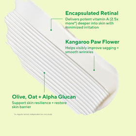 Visual of kangaroo paw flower extract highlighting smoothing support