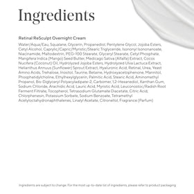 Murad Retinal ReSculpt texture closeup of creamy night-time formula.