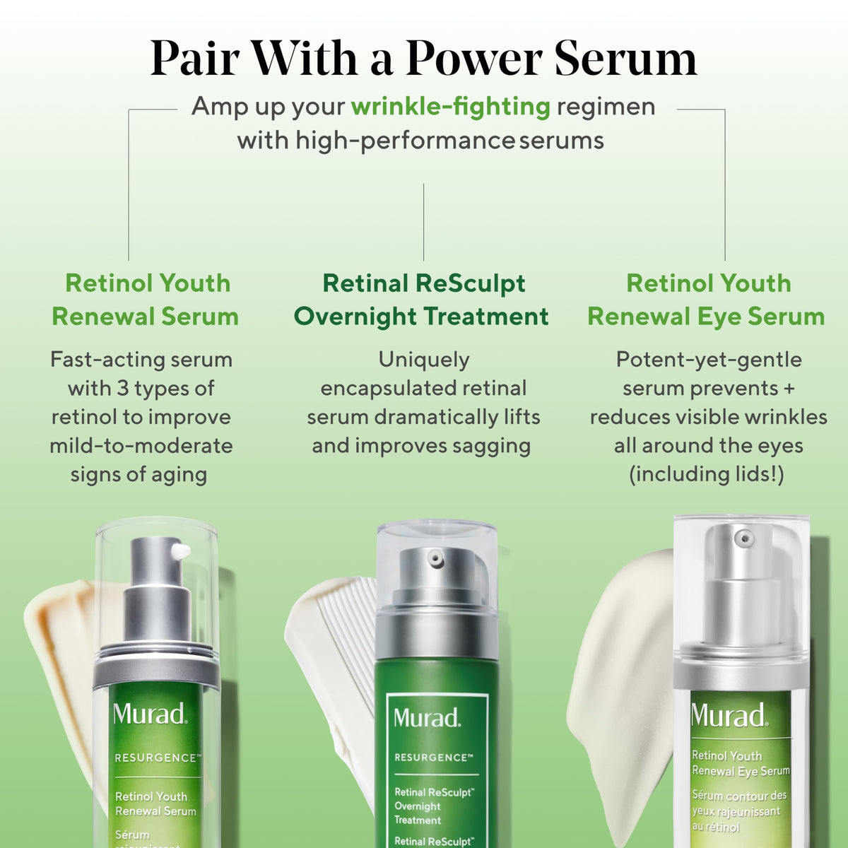 Murad Targeted Wrinkle Corrector back label details.