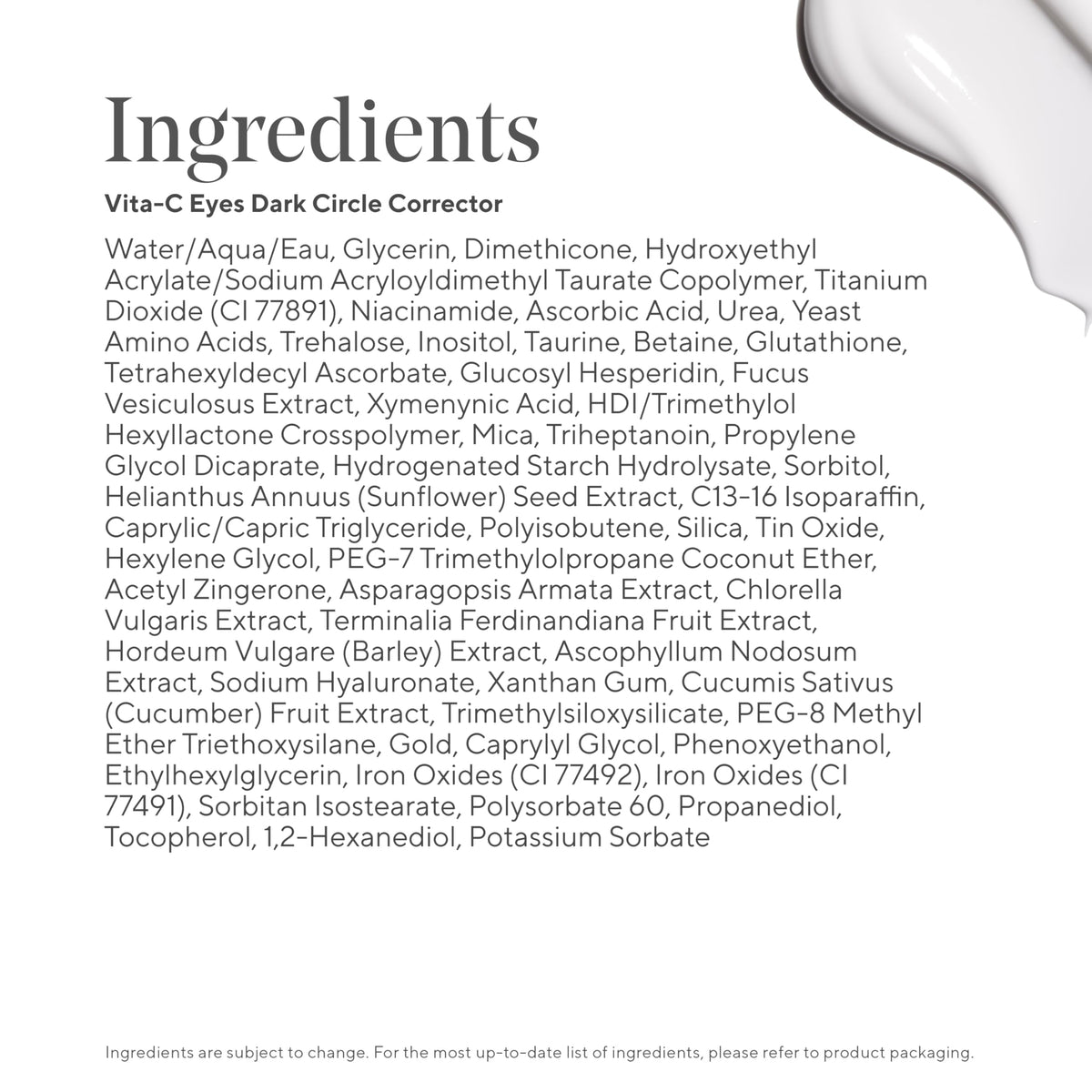 Murad Vita-C Eyes under-eye application demonstrates gentle, precise use.