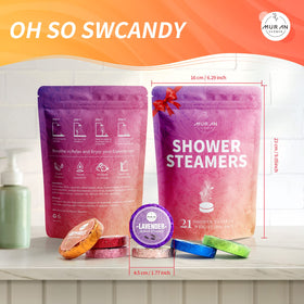MURAN SHOWER grapefruit steamers brighten the shower ritual