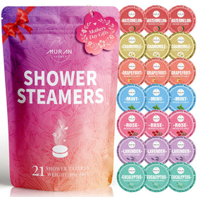 MURAN SHOWER lavender steamers for a relaxing bedtime routine