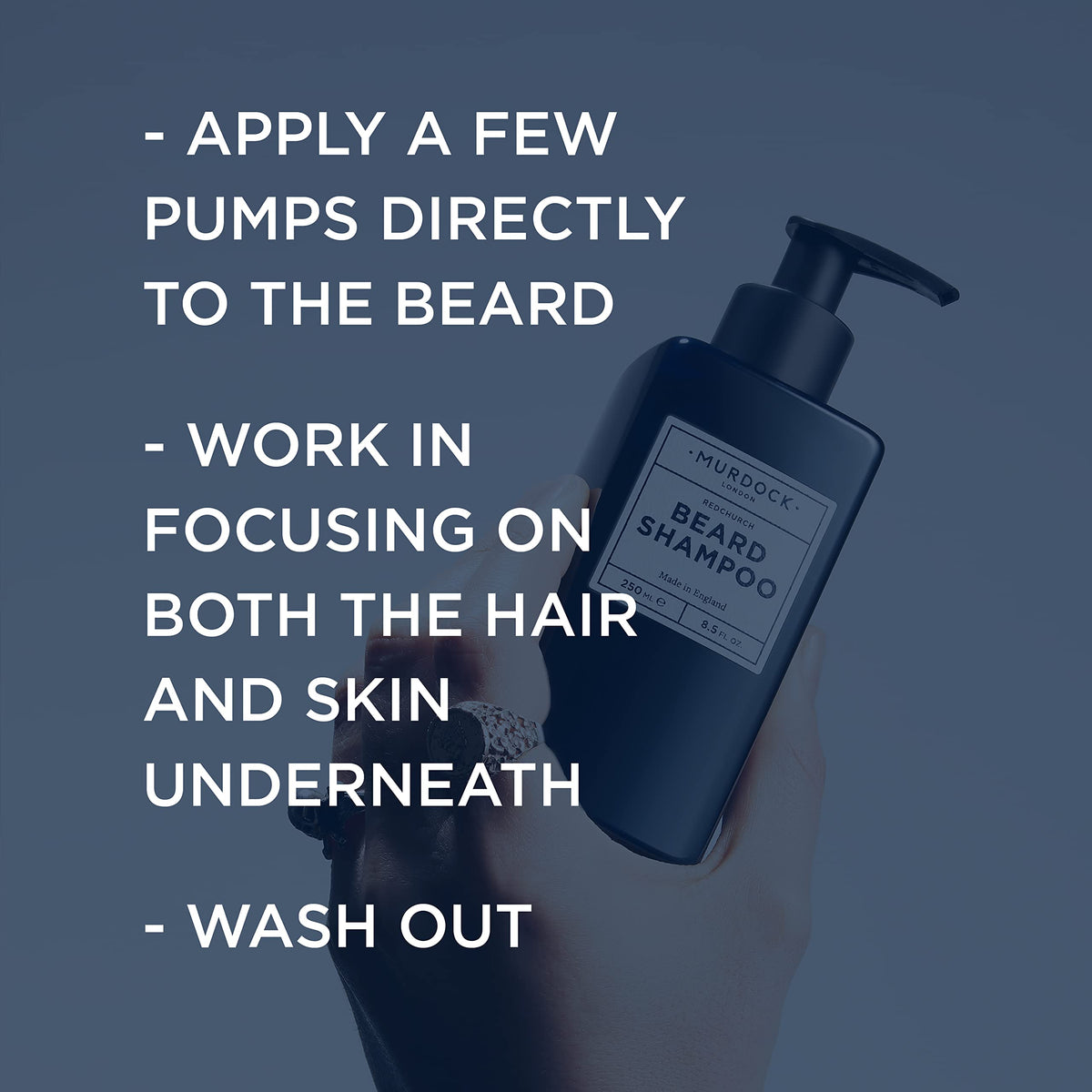 Murdock London beard shampoo barbershop-approved formula trusted by pros