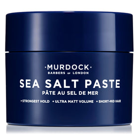 Murdock London Sea Salt Paste hands-dispense demonstrates easy product warm-up for even application
