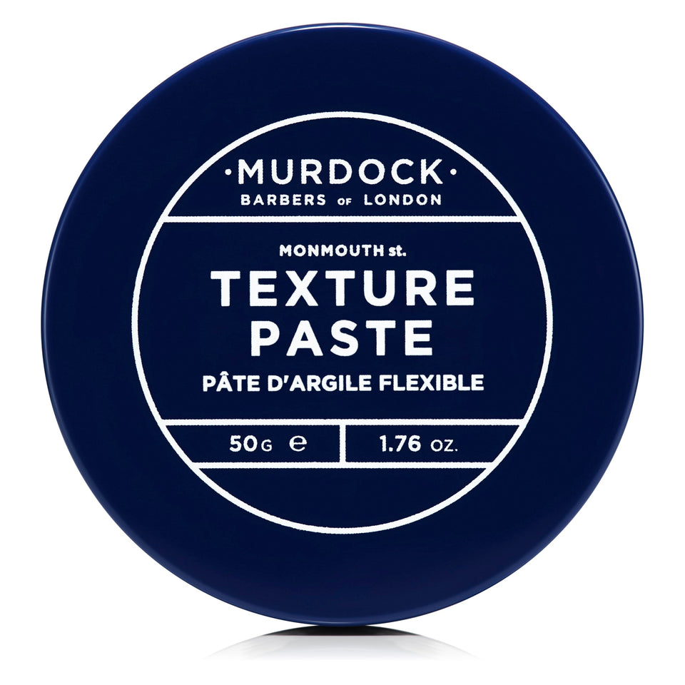 Murdock London Texture Paste soft hold for natural styled hair with matte finish