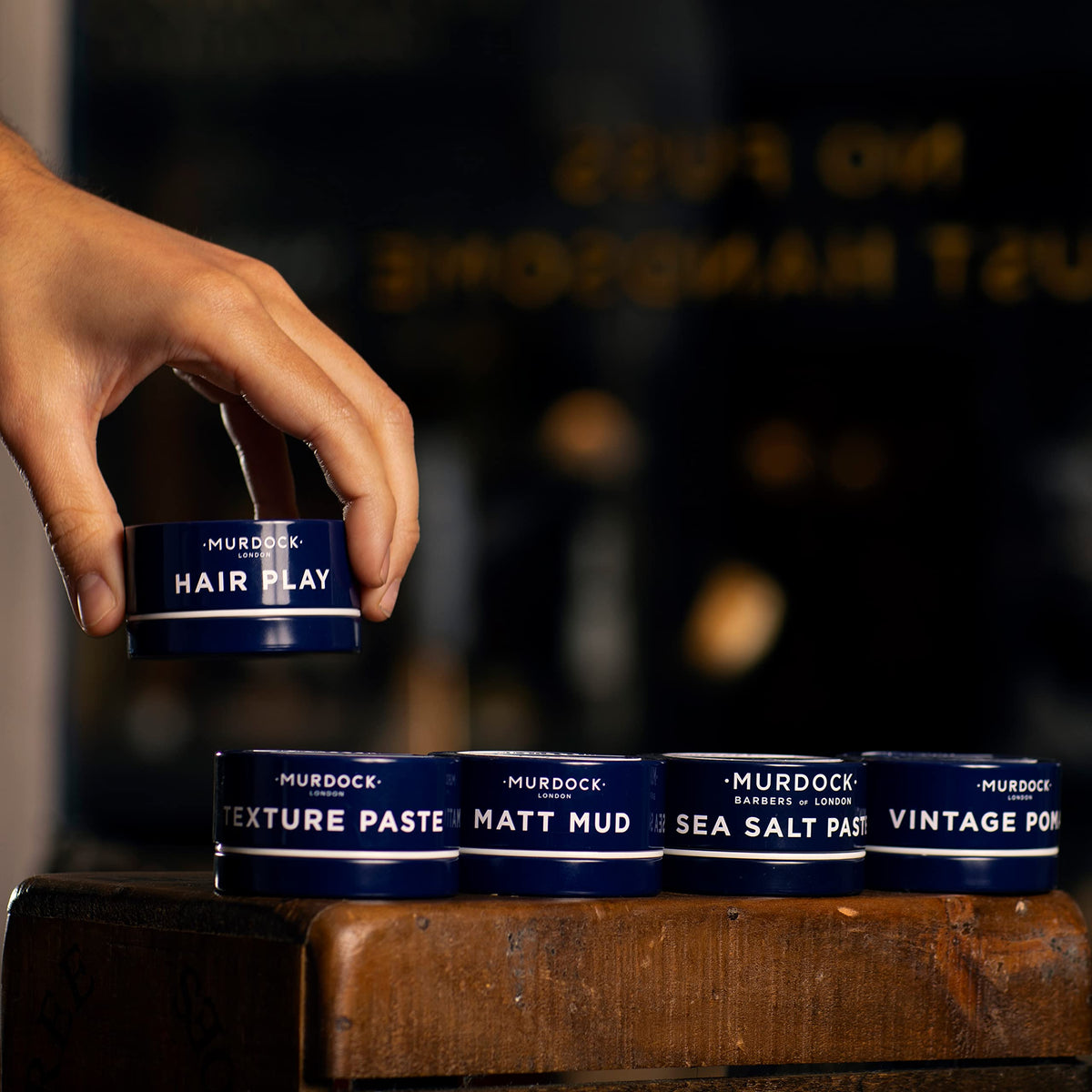 Murdock London Texture Paste vitamin-e nourishes hair during styling