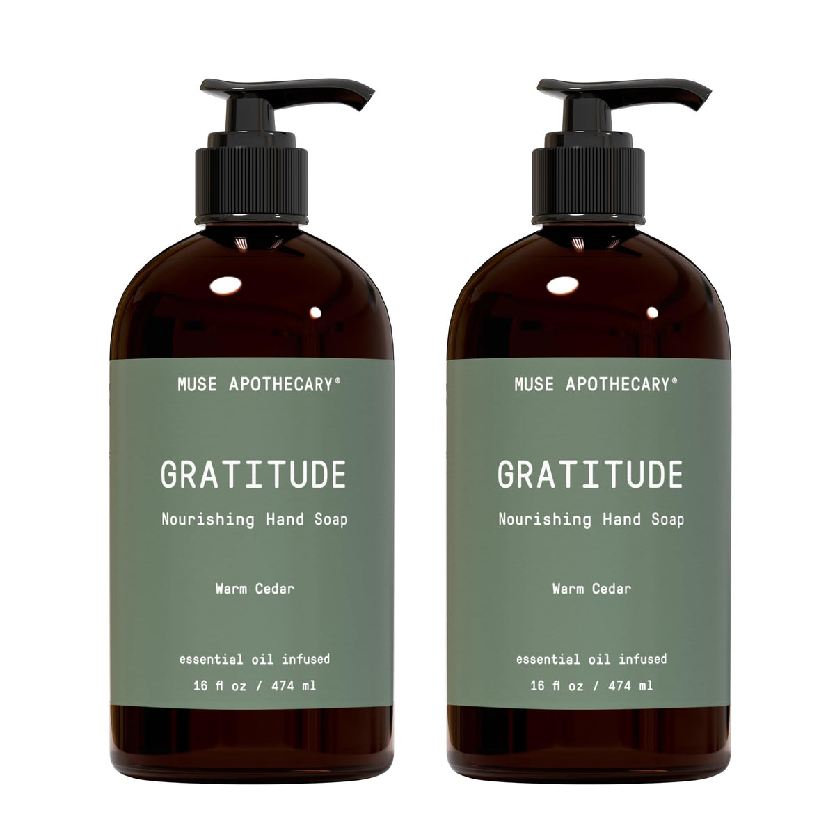 Muse Apothecary Hand Ritual bottle pour for daily cleansing with aromatic therapy