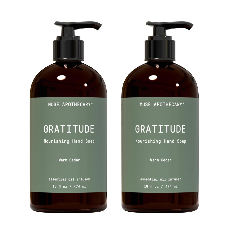 Muse Apothecary Hand Ritual bottle pour for daily cleansing with aromatic therapy