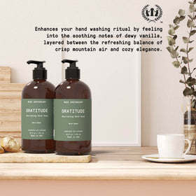 Leaping Bunny cruelty-free badge visible on Muse Apothecary Hand Ritual label.