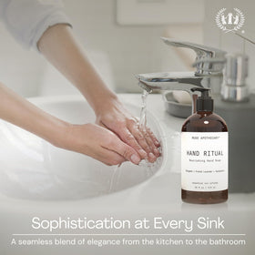 USDA Biobased certification badge on Muse Apothecary Hand Ritual packaging