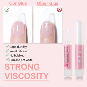 MUSILAN Nail Glue helps repair broken nails with reliable adhesion