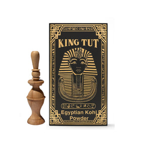Musk AL Tahara King Tut Eyeliner Powder bottle shows a rich black shade for bold definition.