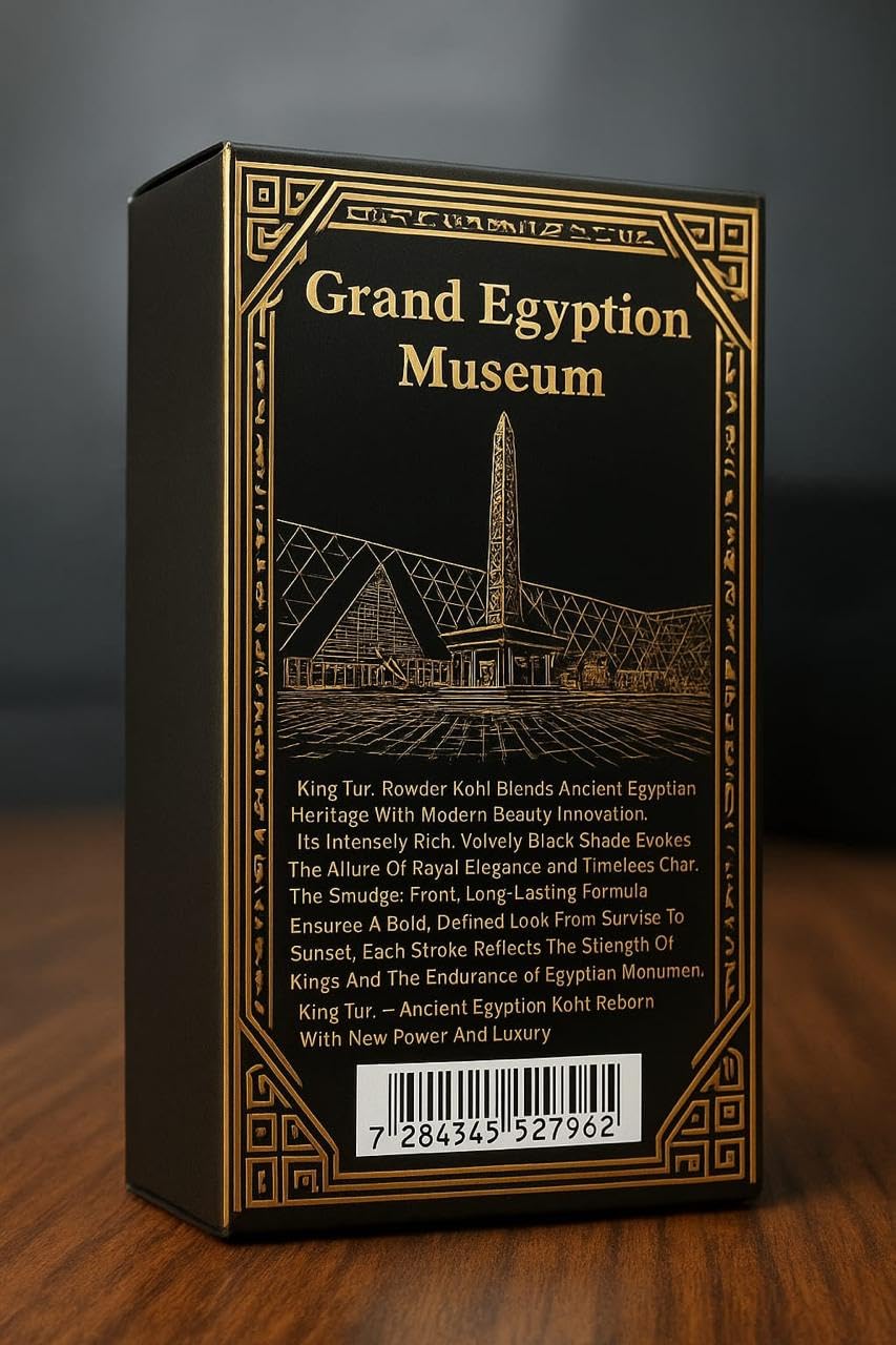 King Tut Eyeliner Powder closeup highlights a smooth texture ideal for precise application.