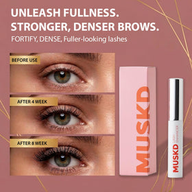 MUSKD Eyelash Growth Serum applicator brush for precise root application