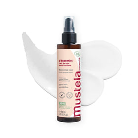 Mustela Certified Organic Multi-Purpose Lotion belly hydration for growing skin during pregnancy.