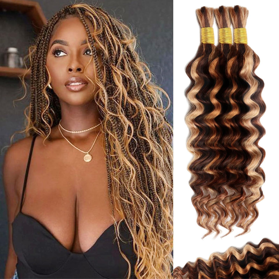 MUXFILLA 16-inch highlight braiding hair bundle for bold boho knots and long-lasting style.