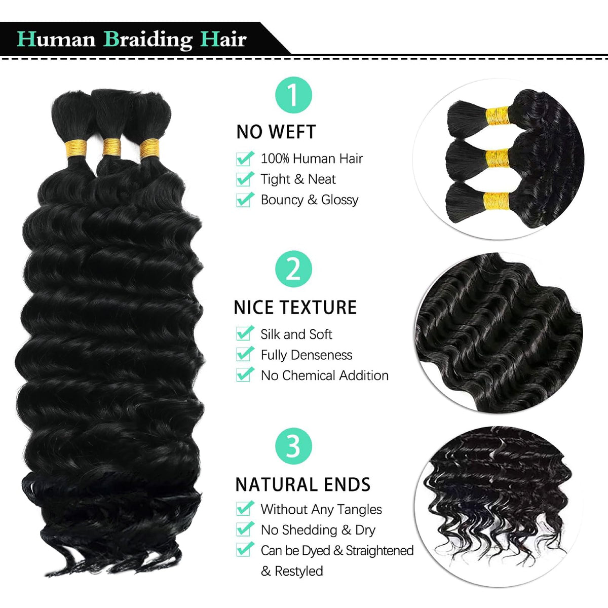 MUXFILLA Brazilian Remy curly hair offering longer-lasting volume and shine