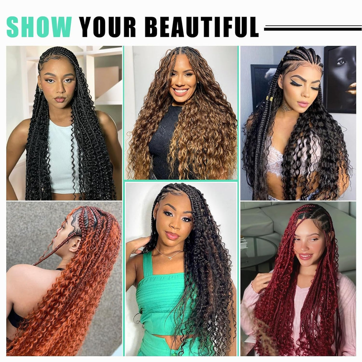 MUXFILLA durable hair for long-wear protective braiding styles