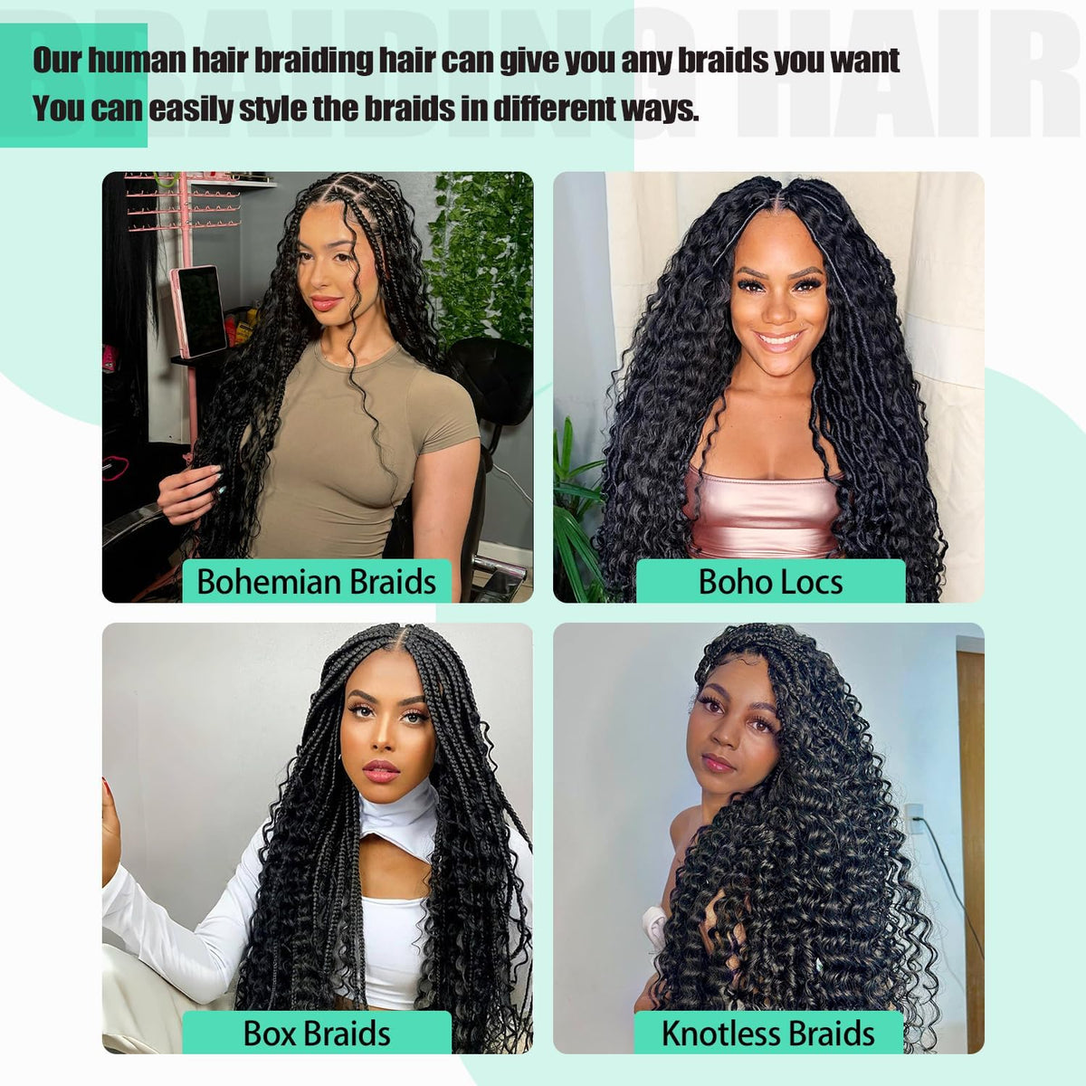 MUXFILLA natural black shade blends with most hair tones