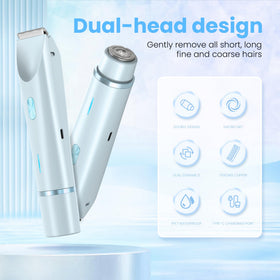 MUXUN 3D floating razor glides smoothly to remove hair from cheeks, chin and lips.