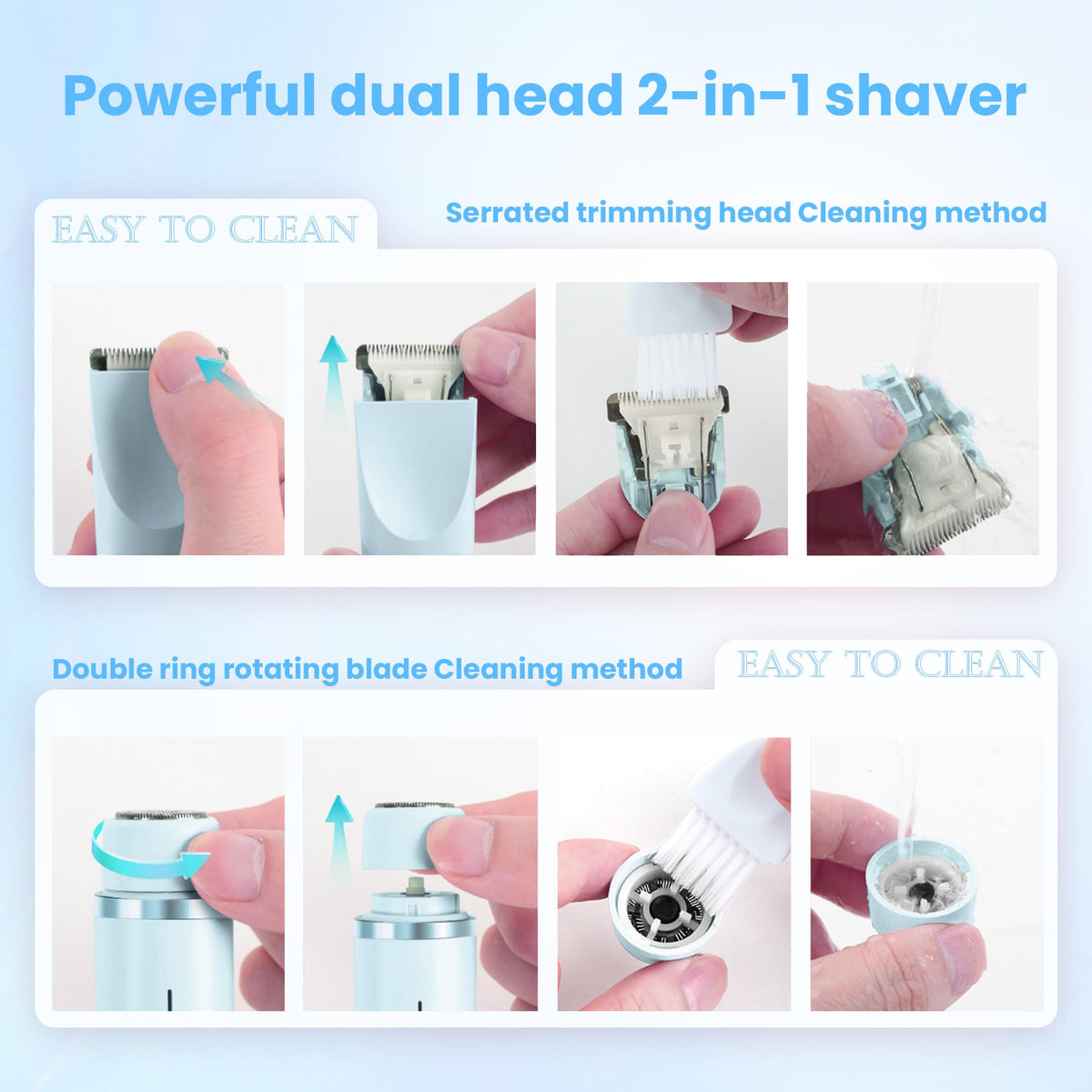 MUXUN waterproof beauty tool suitable for face, underarms, legs, and bikini.