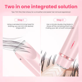 MUXUN ceramic blades are hypoallergenic for comfortable skin contact.