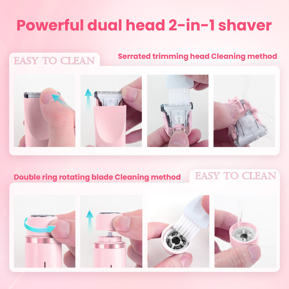 MUXUN versatile shaver suits face, arms, legs, and body.