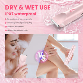 MUXUN IPX7 waterproof design simplifies cleaning and shower-use.