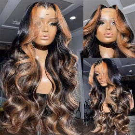 1B/30 ombre wig from MUZOJET ready for easy daily styling