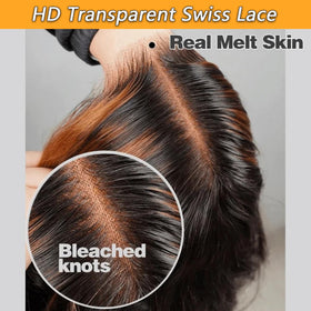 MUZOJET 26-30 inch lace front wig for versatile styling