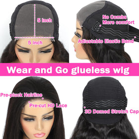 MUZOJET Swiss HD lace provides comfortable wear and smooth edges.