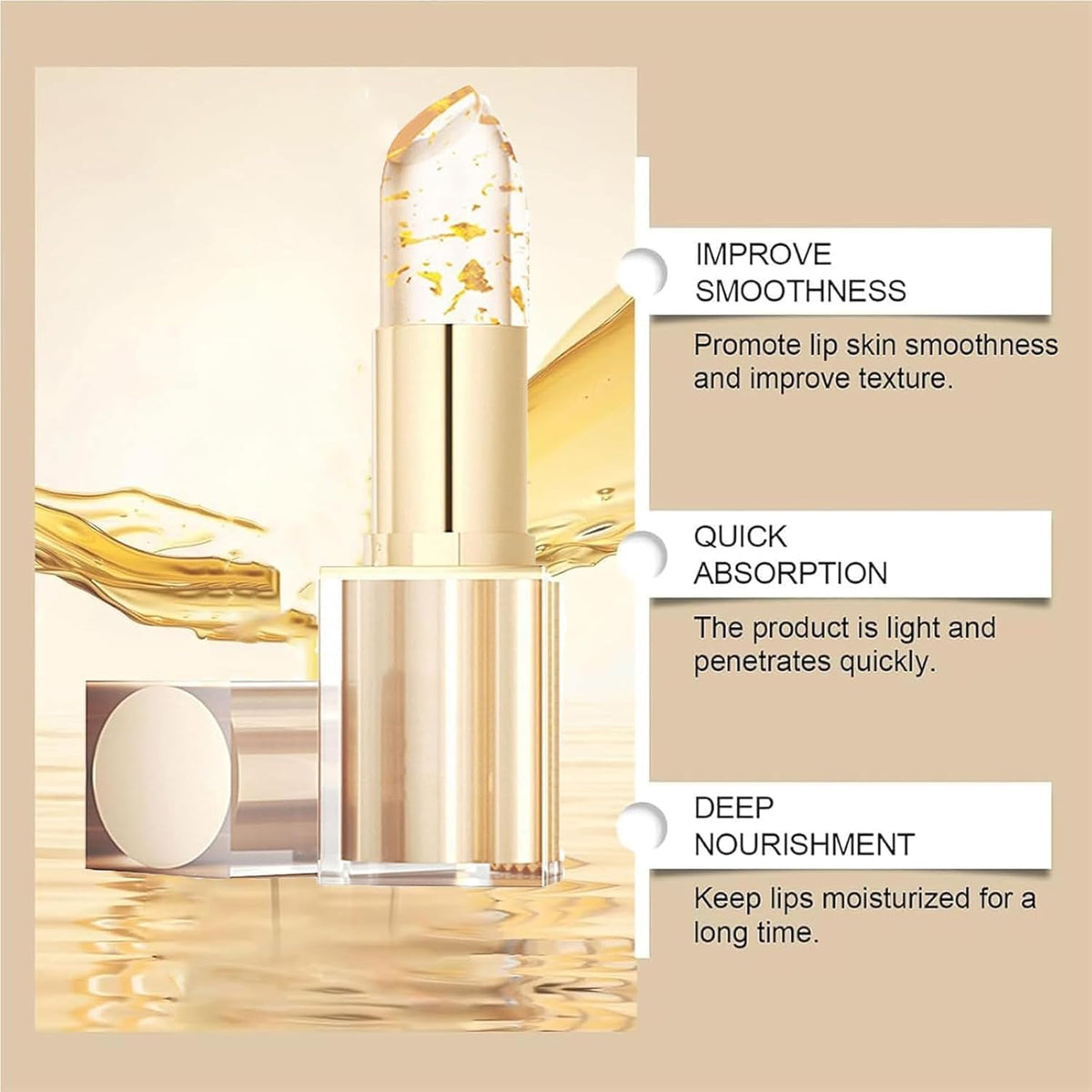 MVC moisturizing oils application shows smooth, non-sticky wear for comfortable daily use