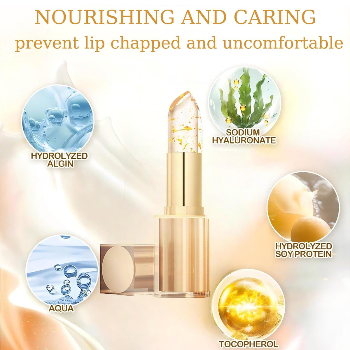 MVC moisturizing lip gloss focuses on hydrated lips with nourishing oils