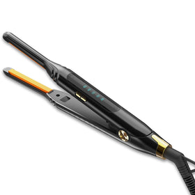 Mvxitanny 3-10 inch flat iron plate close-up for precise short hair styling