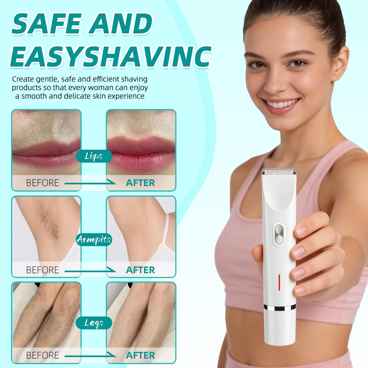 MWAKCM bikini trimmer 120-minute runtime for extended sessions.