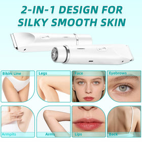 MWAKCM bikini trimmer ceramic blade detail for smooth shaving.