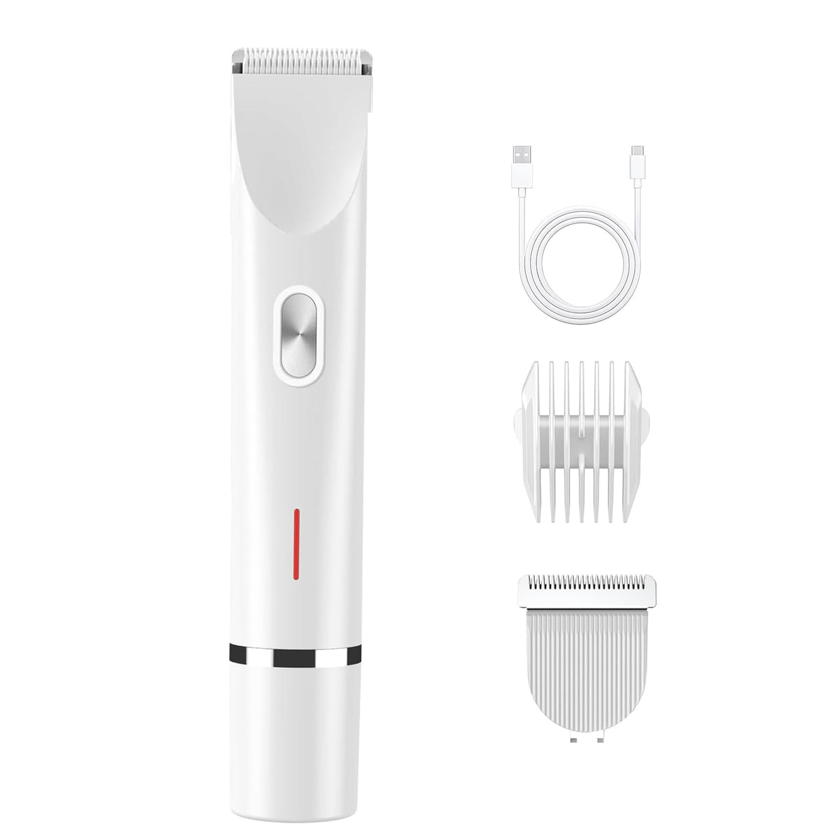 MWAKCM bikini trimmer dual-head close-up for precise, skin-friendly grooming.