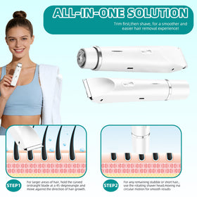 MWAKCM bikini trimmer compact, travel-friendly design.