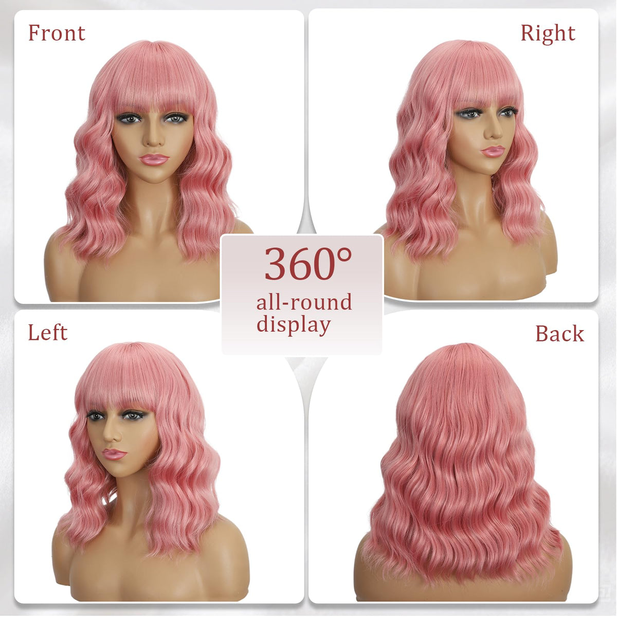 Mxayhnajxl bangs-trimmable wig to customize your look.