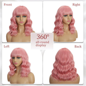 Mxayhnajxl bangs-trimmable wig to customize your look.