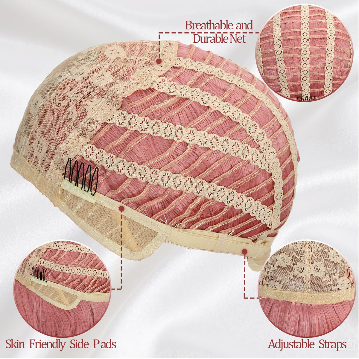 Mxayhnajxl soft-cap with clips for secure, comfortable fit.