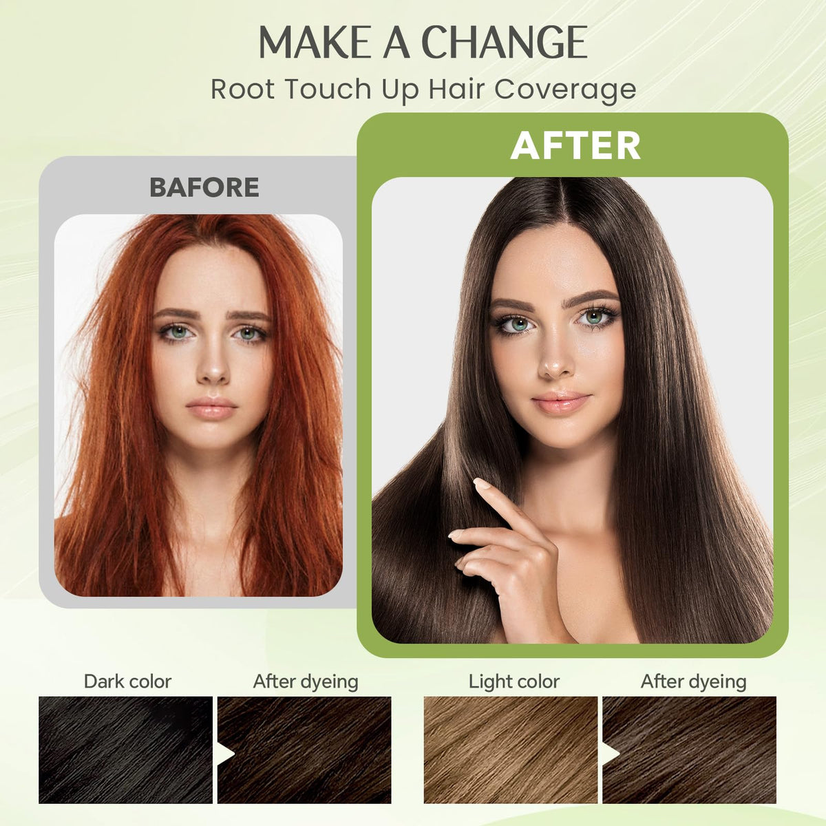 Mxvbaty gray hair coverage shampoo demonstration of quick roots refresh