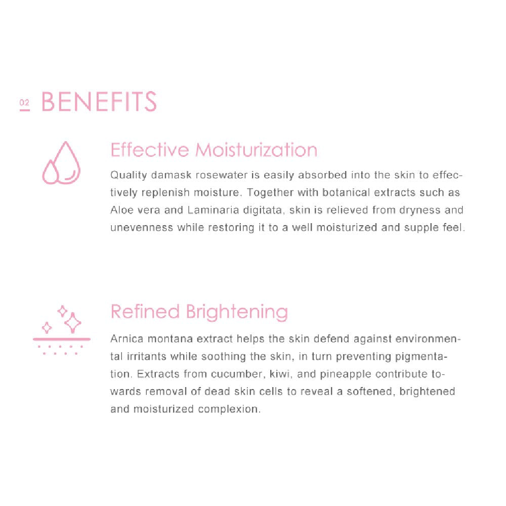 My Beauty Diary Hyaluronic Mask being applied on the face for quick hydration