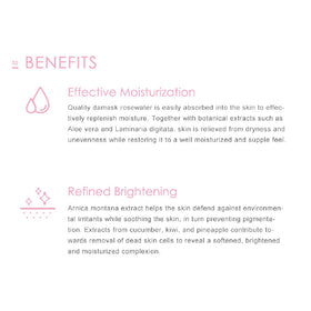 My Beauty Diary Hyaluronic Mask being applied on the face for quick hydration