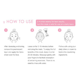 My Beauty Diary Hyaluronic Mask soaked sheet close-up with moisture serum