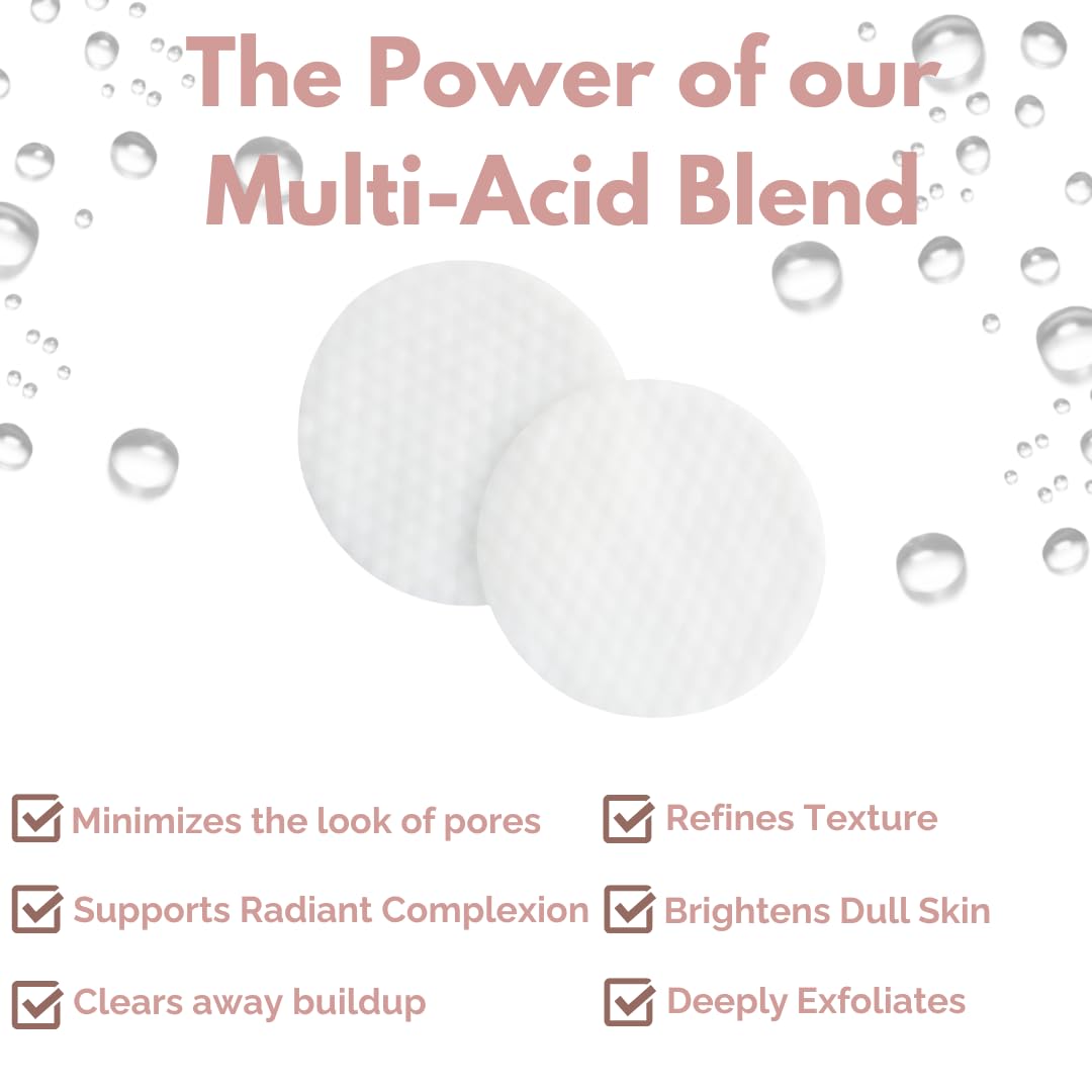 My Flexy pores clarity pad improves texture and minimizes shine throughout the day.
