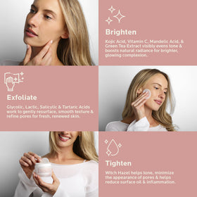 My Flexy soothing pad combines aloe, green tea and chamomile for calm hydration.